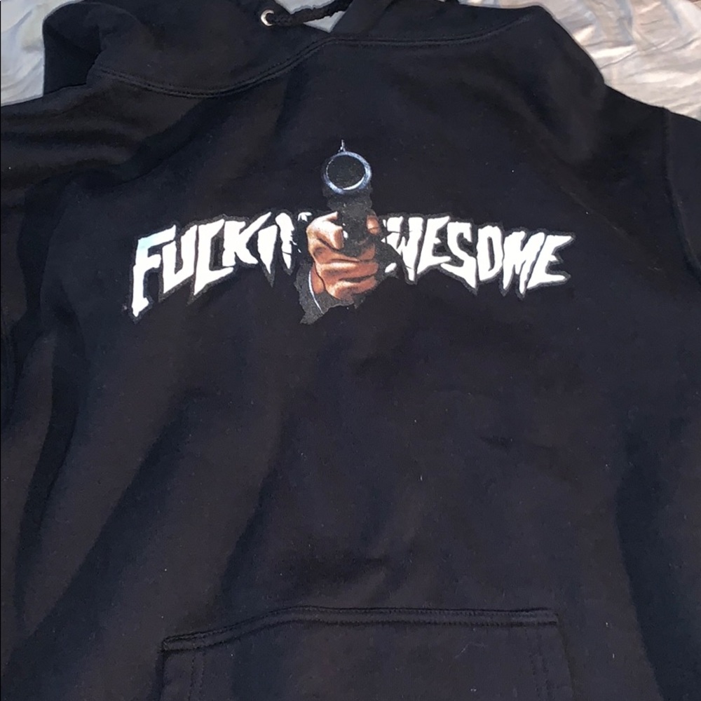 Fucking awesome gun hoodie